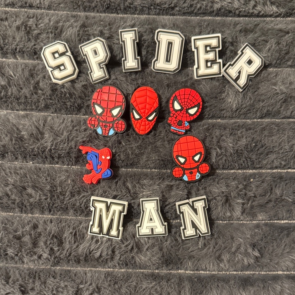 Spider-Man Shoe Charms Set